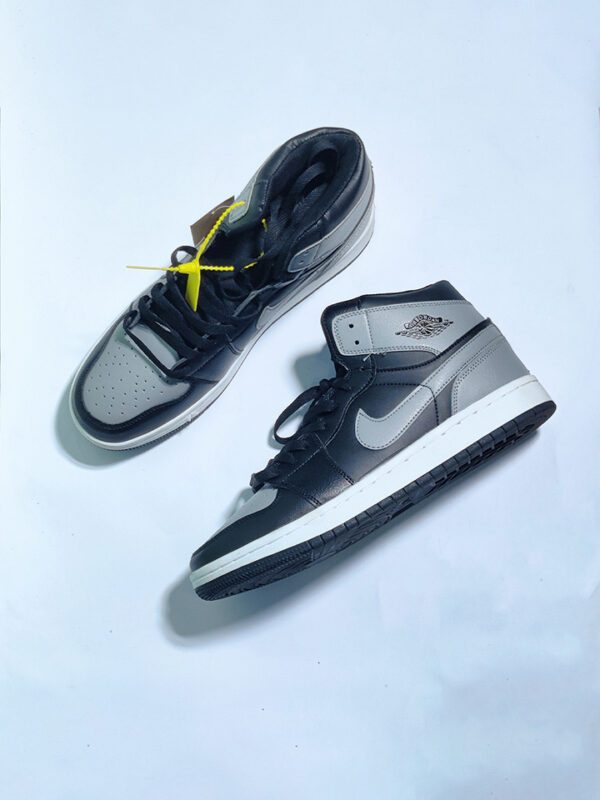 Nk Air Jordan 1 - Grey White - Image 2