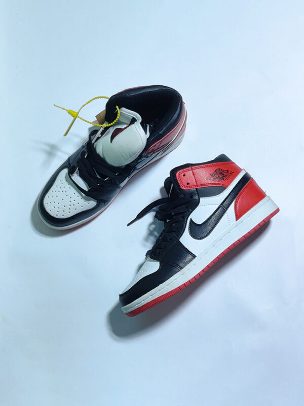 Nk Air Jordan 1 - Red White - Image 2