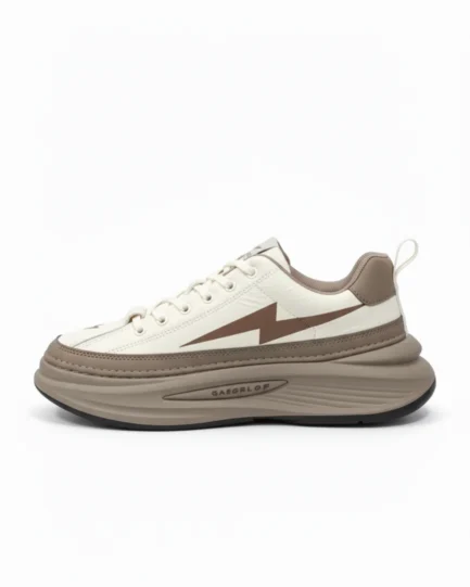 Gaegrlo Flash Unisex Sneakers - Brown Beige