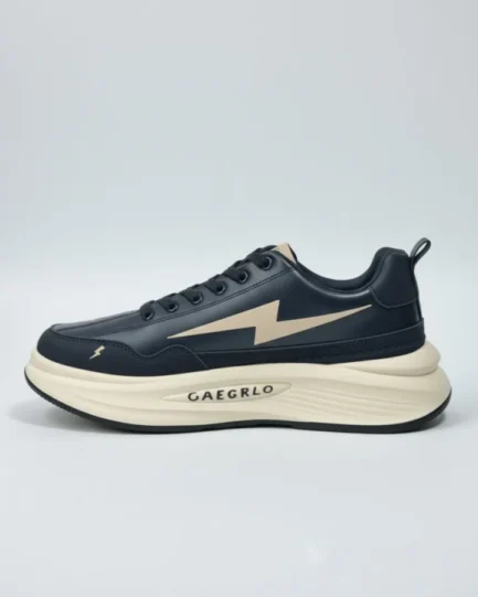Gaegrlo Flash Unisex Sneakers - Black Beige