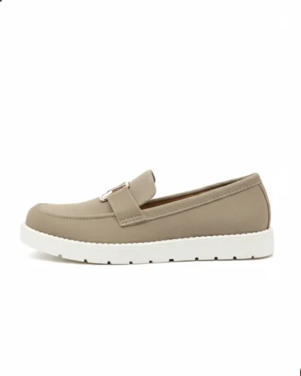 Urban Luxe Suede Loafers - Dune Brown