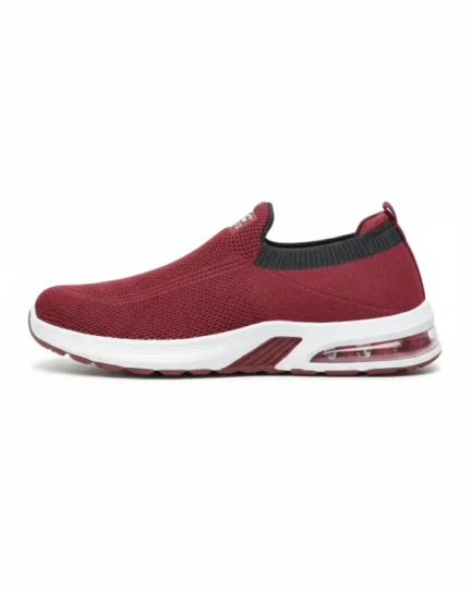 Women Slip On - Wine Red
